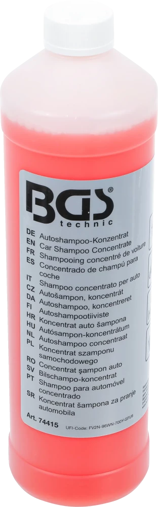 Autósampon-koncentrátum | piros | 1000 ml