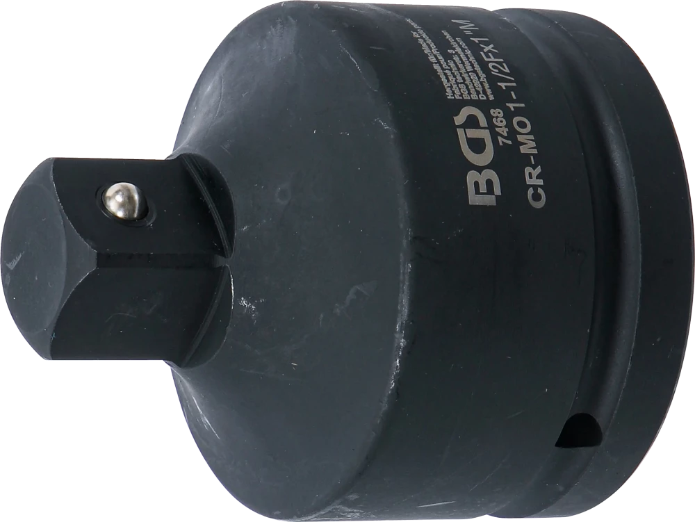 Levegős dugókulcs adapter | 38 mm (1-1/2") - 25 mm (1")
