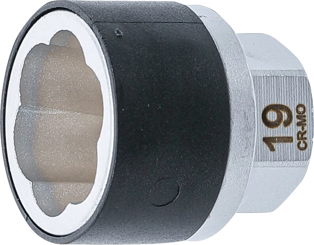 Spirálbites dugókulcsbetét /csavarkiszedő | Külső hatszögletű 19 mm | 19 mm