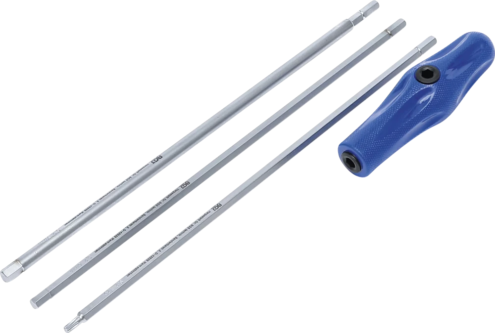 Speciális csavarhúzó készlet | T-profil (Torx) / Belső hatszögletű | 4 darabos