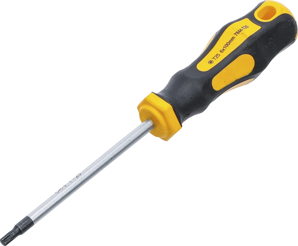 Csavarhúzó | T-profil (Torx) T25 | Pengehossz 100 mm