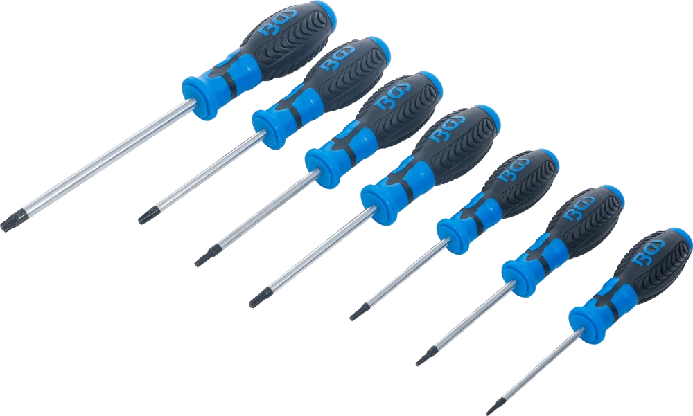 Csavarhúzó készlet | T-profil (Torx) | T10 - T40 | 7 darabos