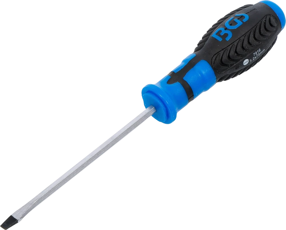 Csavarhúzó | Külső hatszögletű | 3,2 mm-es hasíték | 75 mm pengehossz