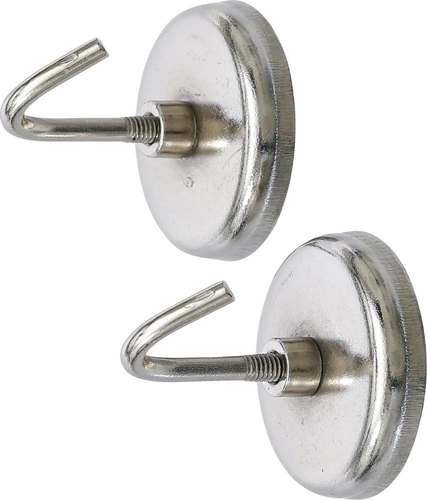 Mágnes-kampó | kerek | Ø 34 mm | 2 darabos | 3,5 kg