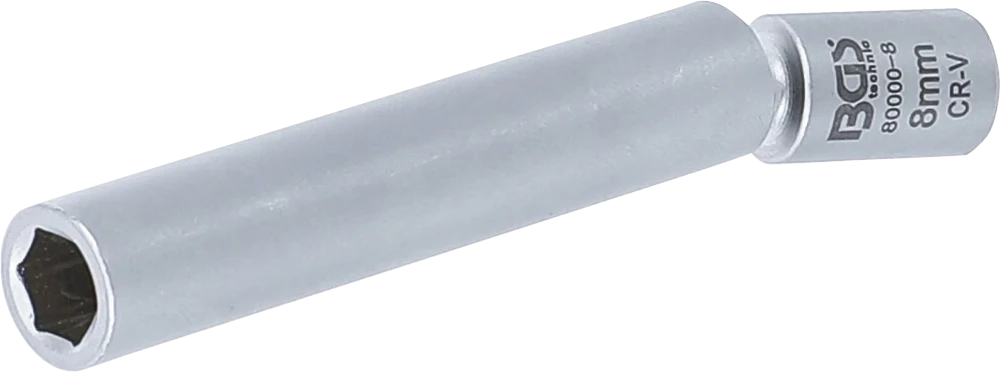 Izzó- és gyújtógyertya csuklóbetét | 6,3 mm (1/4") | 8 mm
