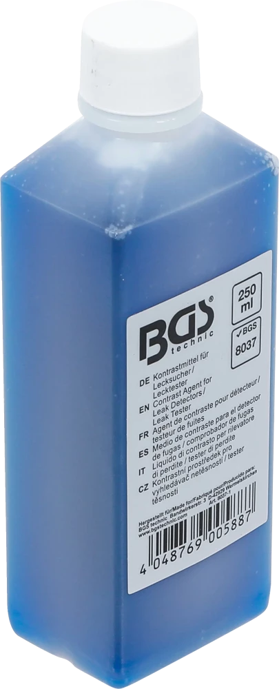 Kontrasztanyag szivárgásérzékelő / szivárgásvizsgáló készülékhez | 250 ml | a BGS 8037-hez