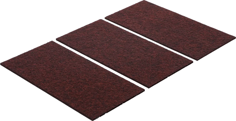 Filc alátét | lapok | barna | 100 x 200 mm | 3 darabos