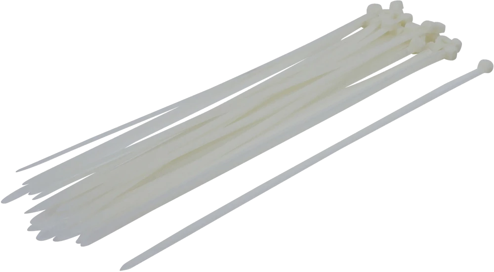 Kábelkötegelő-készlet | fehér | 8,0 x 400 mm | 30 darabos