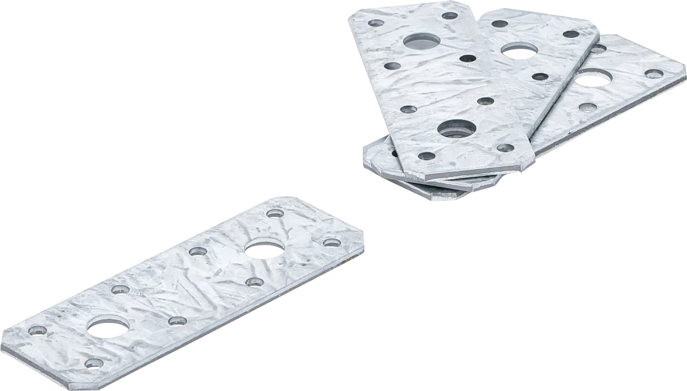 Lapos összekötő | 100 x 35 x 2 mm | 4 darabos