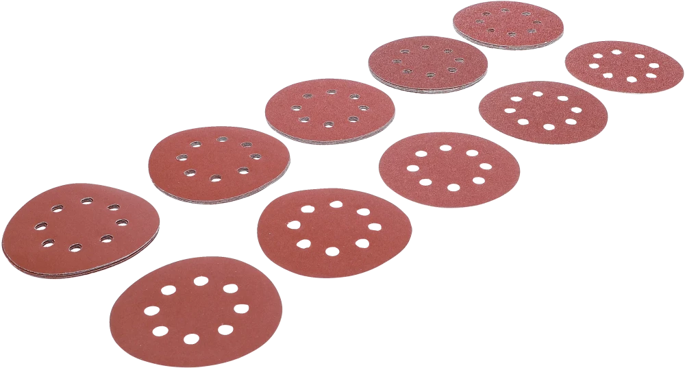 Csiszolópapír excenteres csiszolóhoz | Ø 125 mm | K 40 - 180 | 25 darabos