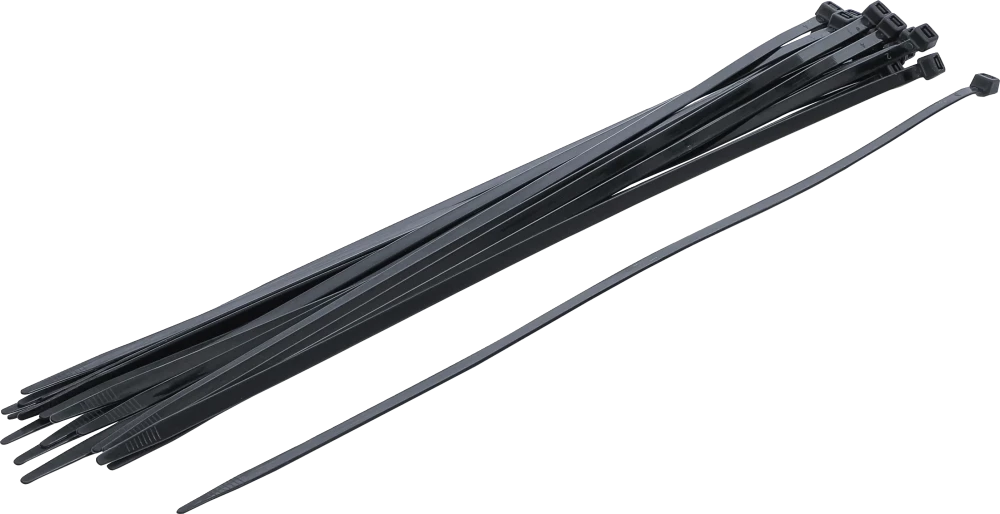 Kábelkötegelő-készlet | fekete | 7,6 - 500 mm | 20 darabos