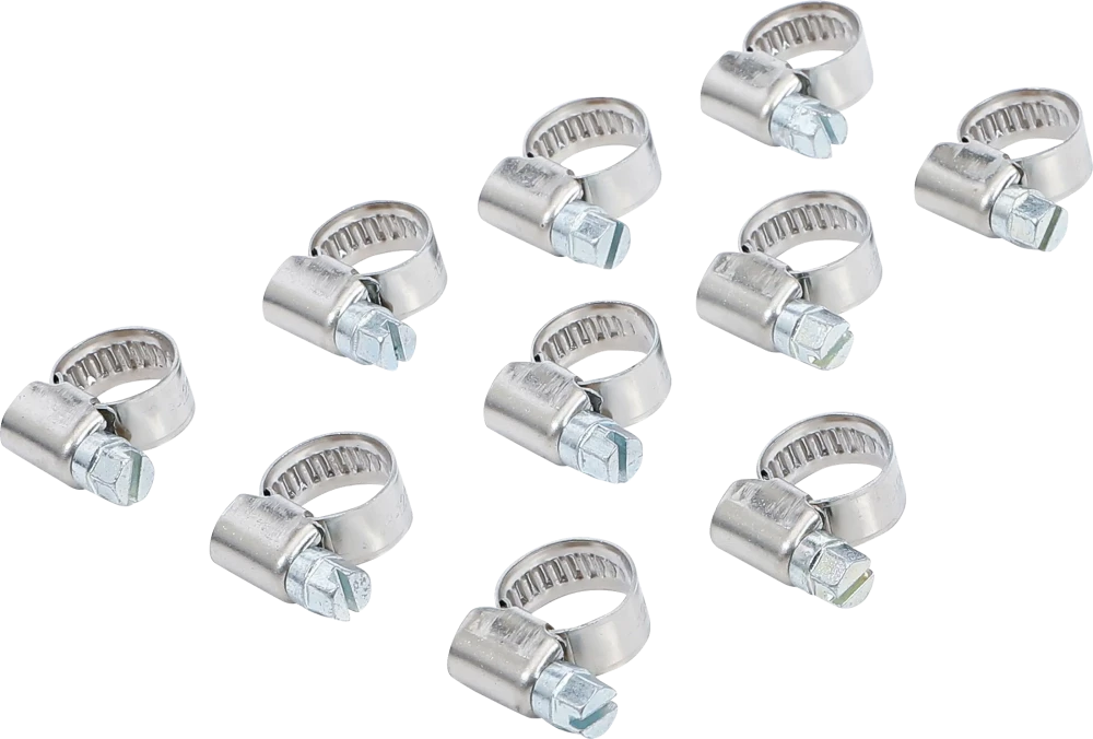Tömlőbilincs | INOX | 8 x 12 mm | 10 darabos
