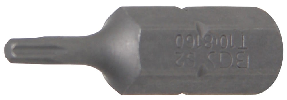 BGS Bit T-Profil T45 – Länge 30 Mm, Außensechskant 8 Mm (5/16"), Mit Bohrung – NEU