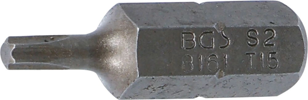 Behajtófej | Hossz 30 mm | Külső hatszögletű 8 mm (5/16") | T-profil (Torx) T15