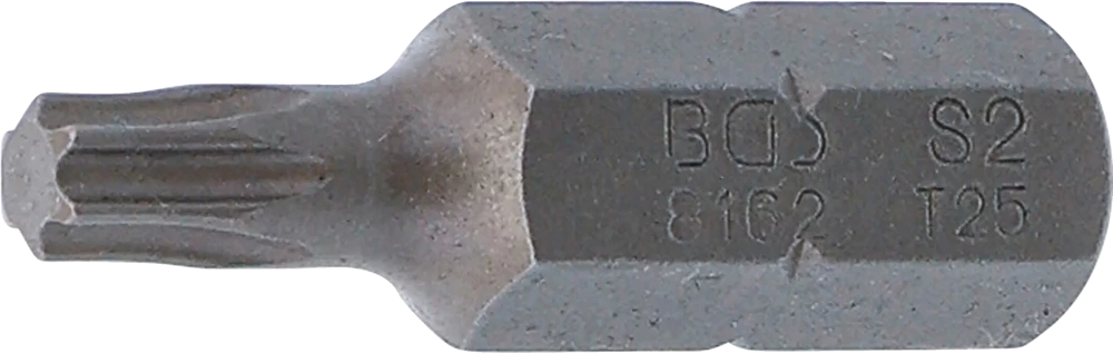 Behajtófej | Hossz 30 mm | Külső hatszögletű 8 mm (5/16") | T-profil (Torx) T25