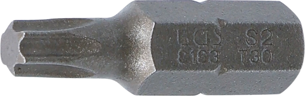 Behajtófej | Hossz 30 mm | Külső hatszögletű 8 mm (5/16") | T-profil (Torx) T30