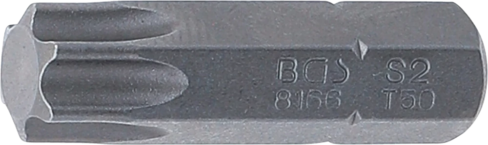 Behajtófej | Hossz 30 mm | Külső hatszögletű 8 mm (5/16") | T-profil (Torx) T50