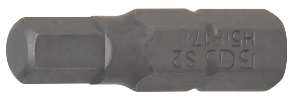 Behajtófej | Hossz 25 mm | Külső hatszögletű 6,3 mm (1/4") | Belső hatszögletű 5 mm