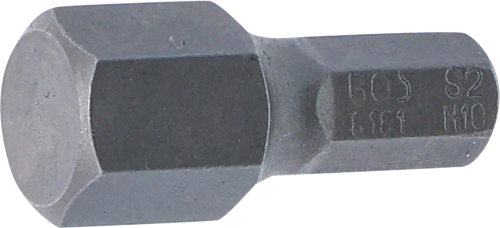 Behajtófej | Hossz 25 mm | Külső hatszögletű 6,3 mm (1/4") | Belső hatszögletű 10 mm