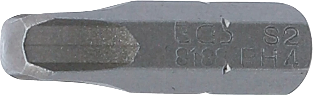 Behajtófej | Hossz 25 mm | Külső hatszögletű 6,3 mm (1/4") | Csillag PH4