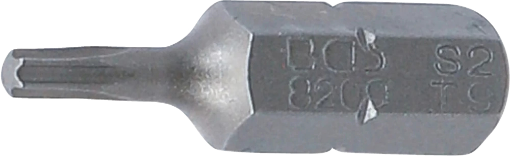 Behajtófej | Hossz 25 mm | Külső hatszögletű 6,3 mm (1/4") | T-profil (Torx) T9