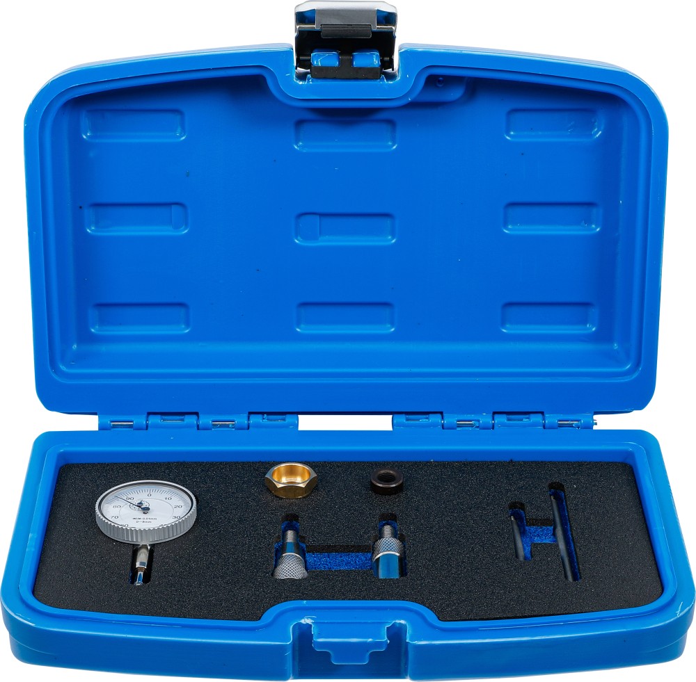 Meetklok/gereedschap meten bovenste dode punt/onstekingstjdstip BGM Original Universeel 0,01-10mm met houder voor cilindertapeinden