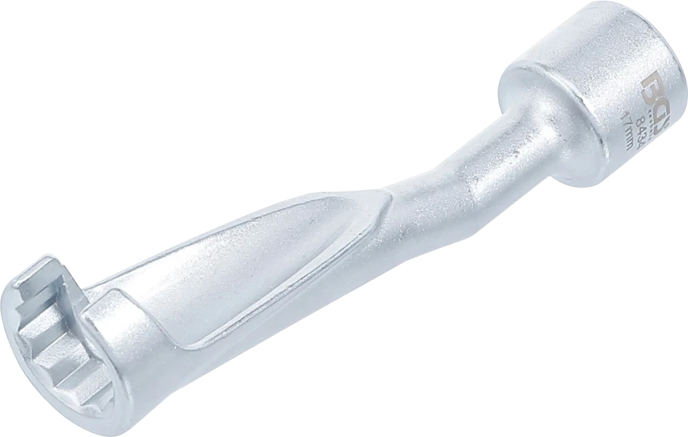 Speciális kulcs befecskendező vezetékekhez | BMW, Opel 2.5TD, Mercedes-Benz | 12,5 mm (1/2") | 17 mm