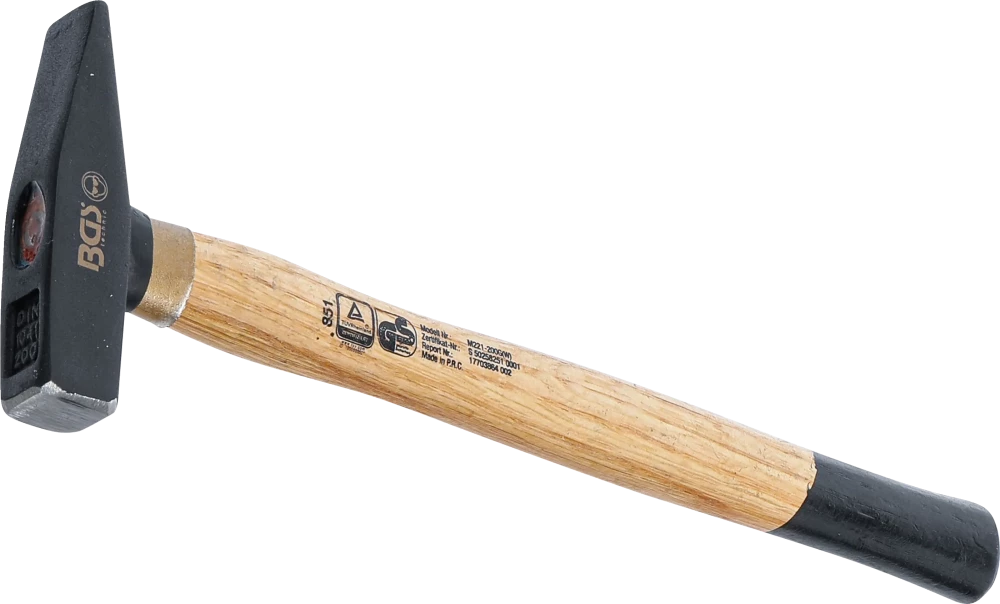 Lakatoskalapács | fanyelű | DIN 1041 | 200 g