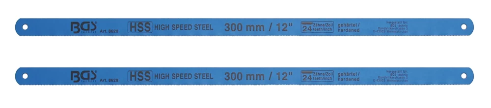 Fém fűrészlapok | HSS flexibilis | 13 x 300 mm | 2 darabos