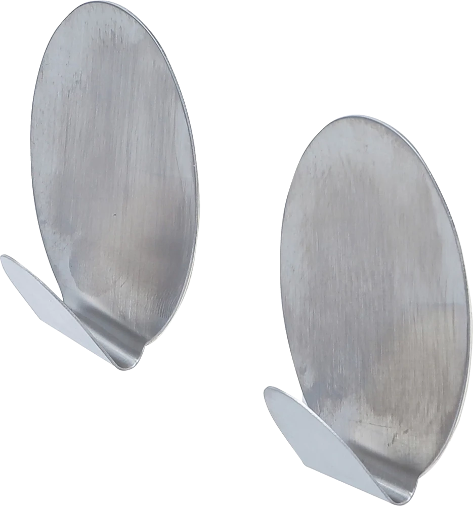 Öntapadós nemesacél akasztó | 45 x 70 mm | 1,5 kg | 2 darabos