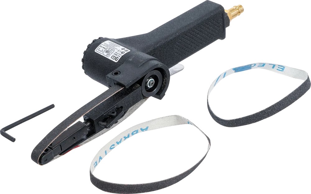 Levegős szalagcsiszoló 10 mm-es szalagokhoz
