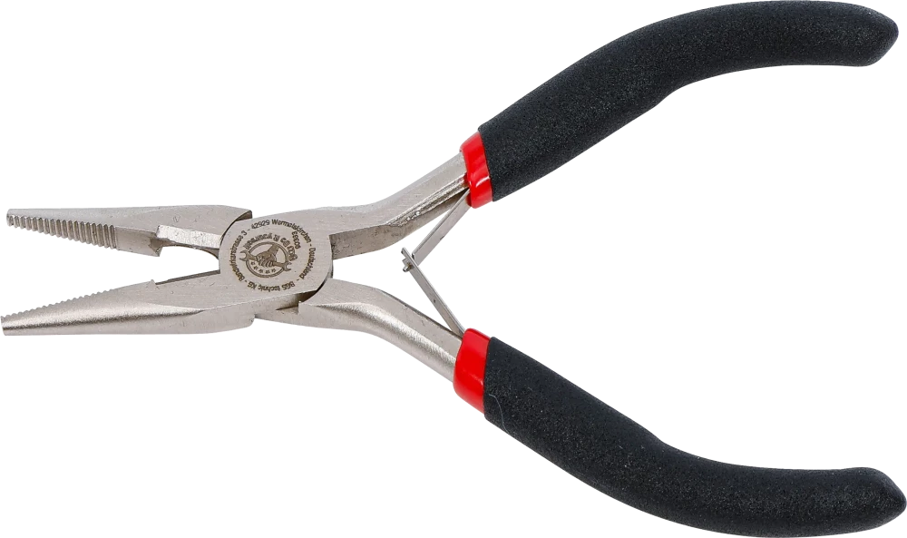 Elektronikai csípőfogó | egyenes | rugóval | 120 mm