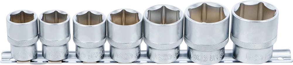 Dugókulcskészlet, hatszögletű | 12,5 mm (1/2") | 20 - 32 mm | 7 darabos