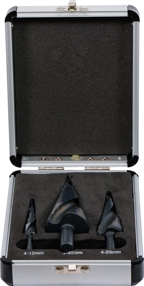 Lépcsős fúró készlet | Ø 4 - 32 mm | 3 darabos