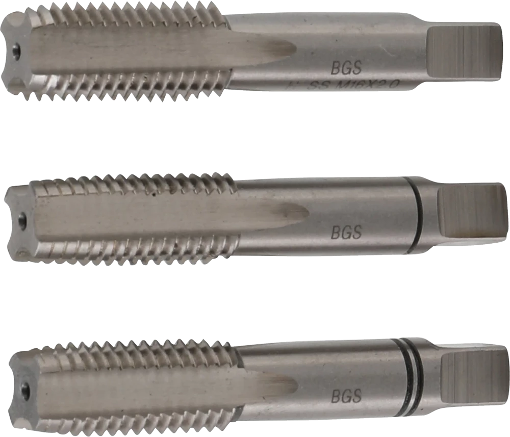 Menetfúró készlet | Elő-, közép- és készrevágó | HSS-G | M16 x 2,0 | 3 darabos