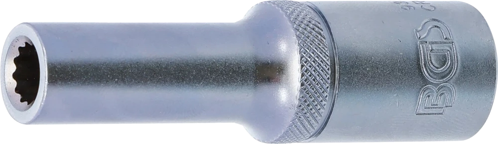Dugókulcs, tizenkétszögletű, mély | 12,5 mm (1/2") | 8 mm