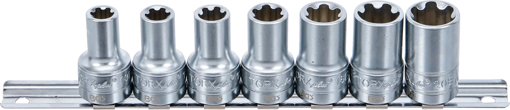 Dugókulcskészlet, T-profil Plus (Torx Plus) | 10 mm (3/8") | 10EP - 20EP | 7 darabos