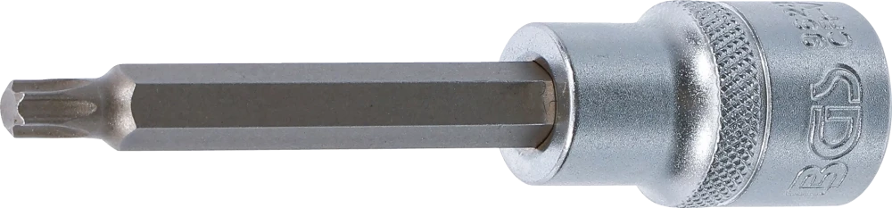 Behajtófej | Hossz 100 mm | 12,5 mm (1/2") | T-profil (Torx) T15