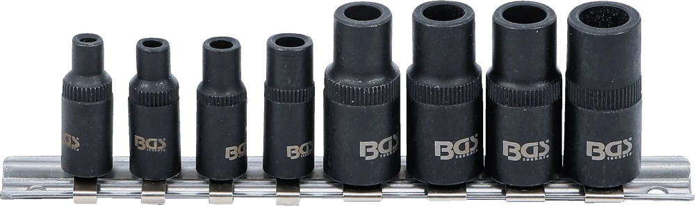 Menetfúró-befogó készlet | 6,3 mm (1/4") / 10 mm (3/8") | mágneses | 8 darabos