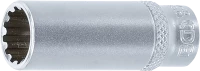 Dugókulcs - Gear Lock, mély | 6,3 mm (1/4") | 12 mm