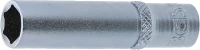 Dugókulcs, hatszögletű, mély | 6,3 mm (1/4") | 8 mm