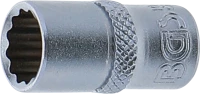 Dugókulcs, tizenkétszögletű | 6,3 mm (1/4") | 9 mm