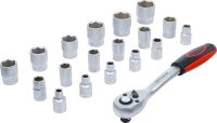Dugókulcskészlet | 12,5 mm (1/2") | 8 - 32 mm | 19 darabos