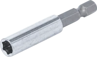 Mágneses behajtófej-tartó | Külső hatszögletű 6,3 mm (1/4") | 60 mm