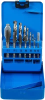 Menetvágó/HSS fúró készlet | M3 - M12 / 2,5 - 10,2 mm | 16 darabos