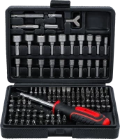 Univerzális behajtó készlet | Külső hatszögletű 6,3 mm (1/4") | 122 darabos