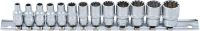 Dugókulcskészlet, Gear Lock | 6,3 mm (1/4") | 13 darabos