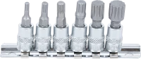 Behajtófej-készlet | 6,3 mm (1/4") | (XZN) M4 - M12 | 6 darabos