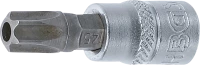 Behajtófej | 6,3 mm (1/4") | T-profil (Torx) T45 furattal
