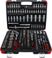 Dugókulcskészlet | 6,3 mm (1/4") / 10 mm (3/8") / 12,5 mm (1/2") | 172 darabos